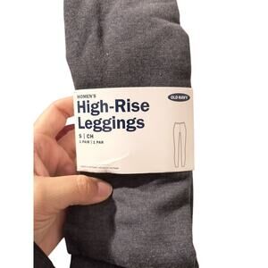 Old Navy NWT Women's Gray High-Rise Leggings/ Pants Size SMALL